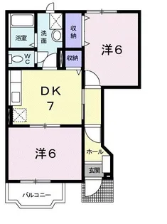 グランシェル【1階】の間取り
