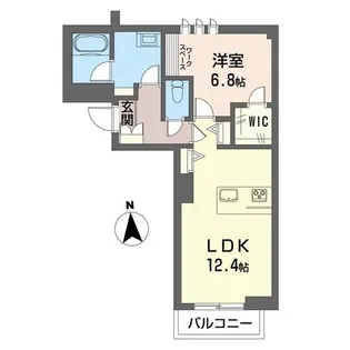 セゾン ブランシェ【1階】の間取り