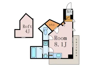 Creators Andoya【1階】の間取り