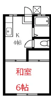東京都大田区大森西5【アパート】の間取り