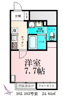 仮)BAU五輪1号棟【1階】の間取り