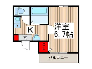 カサ デ エルマノス【3階】の間取り