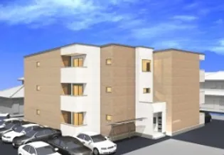 岡山県岡山市北区庭瀬【アパート】の外観