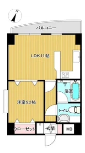 広島県広島市安佐南区西原7【マンション】の間取り