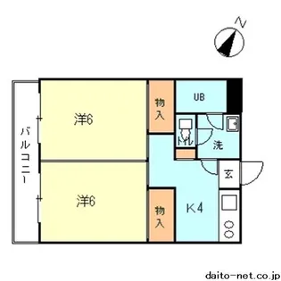 フォートクリオM【4階】の間取り