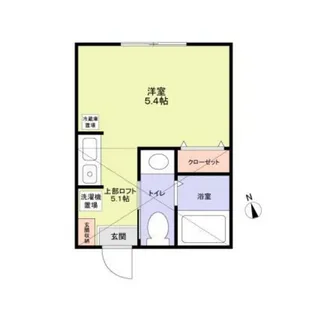 (仮称)ScrubLagoon栗谷3丁目新築アパート【2階】の間取り