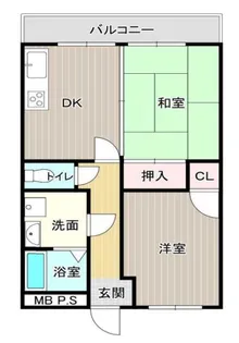 シックドリームハイツ【2階】の間取り