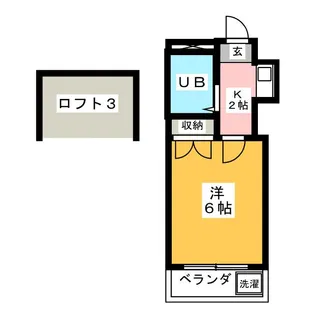 メゾン白龍町【2階】の間取り