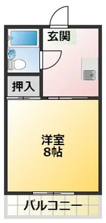 ルピナス知立B【2階】の間取り