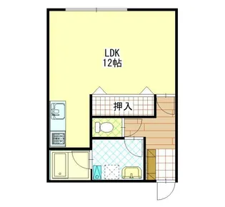 コムフォートハイツ【2階】の間取り