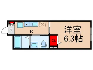 ランズ富士見台【2階】の間取り