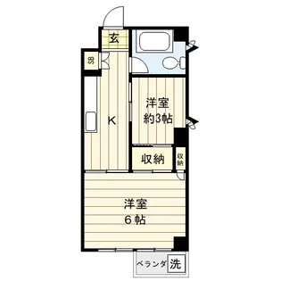 第一三京ビル【4階】の間取り
