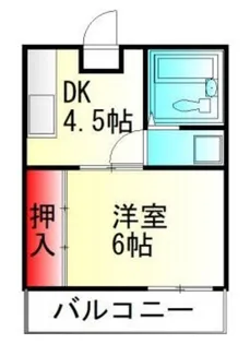 コーポ彩【3階】の間取り