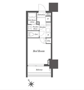 ブランシエスタ横浜高島町【5階】の間取り