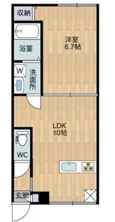 UNO PALLAZO【1階】の間取り