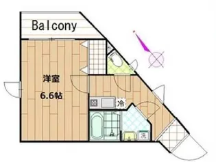 Aya Suidoubashi【4階】の間取り