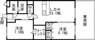 ドリームフェリオ【1階】の間取り