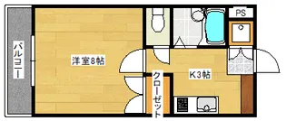 ハーシオンフルタIII【2階】の間取り