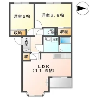 サンコート本郷【2階】の間取り