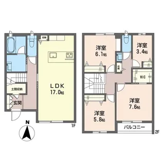 サンコーポラス成城2の間取り