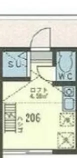 TM貝塚【2階】の間取り