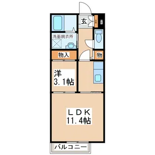 TSソレジオ【1階】の間取り