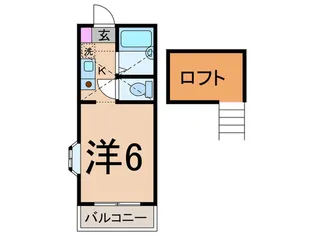 サンホワイト井頭A【1階】の間取り