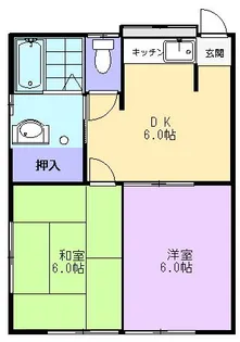 印南コーポ【2階】の間取り