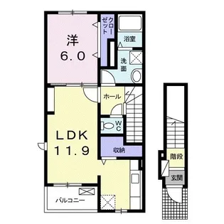 ステラ津田【2階】の間取り