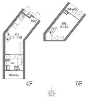 COMSUEHARA【5階】の間取り
