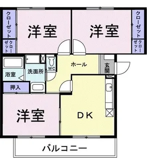 ボヌールSAITO【2階】の間取り