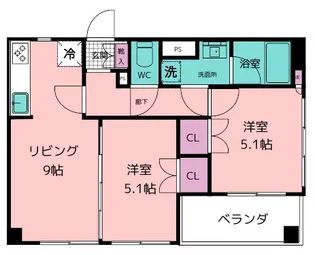 メゾン・ド・ボヌール【1階】の間取り
