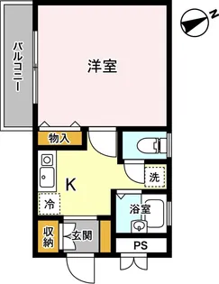 アスターMマンション【1階】の間取り