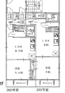 OHANA【2階】の間取り