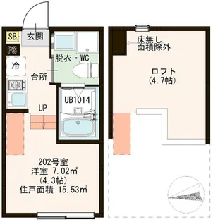 MISANGA【2階】の間取り