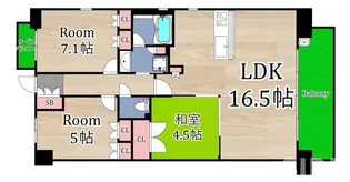 プレミスト都島パークフロント【2階】の間取り
