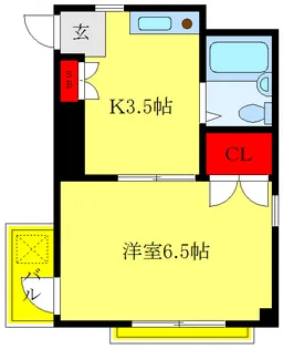 グレイン増田【2階】の間取り