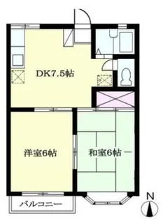 オーベルジュ’90【1階】の間取り