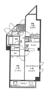 佐鳴湖パークタウンサウス【6階】の間取り