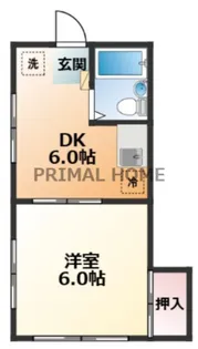 小平マンション【1階】の間取り