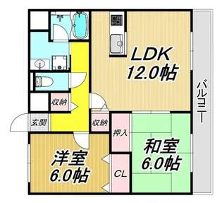 アンクレーゼ【4階】の間取り