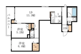 ハニー33【3階】の間取り