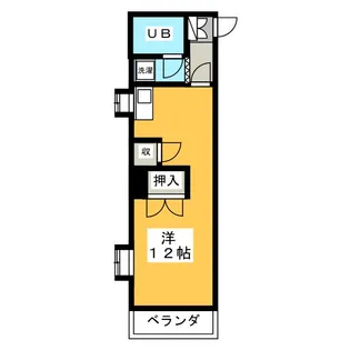 クレセントコート静岡【5階】の間取り