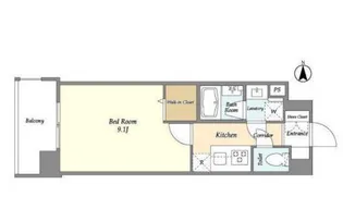 N’s PARK Residence 高田馬場【6階】の間取り