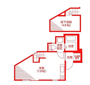 プチメゾン鶴見中央【1階】の間取り