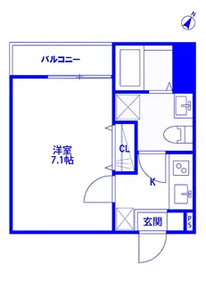 エバースタイル大和田【2階】の間取り
