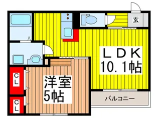 グランルージュ【3階】の間取り