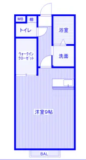 ラフィネ参番館【1階】の間取り