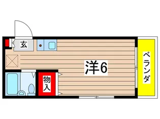 シェルティハイツ森下【2階】の間取り