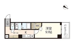 TRINITY.S【3階】の間取り